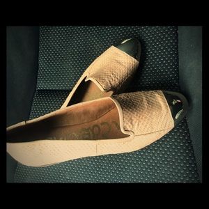 SAM EDELMAN ASTRER nude loafer mirror tip 7.5